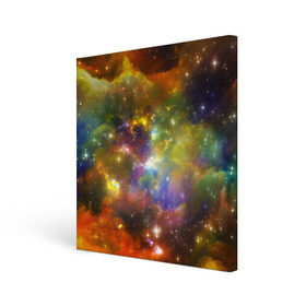 Холст квадратный с принтом Звёздный мир в Курске, 100% ПВХ |  | вселенная | галактика | звёзды | космическое пространство | космос | созвездие