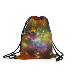 Рюкзак-мешок 3D с принтом Звёздный мир в Курске, 100% полиэстер | плотность ткани — 200 г/м2, размер — 35 х 45 см; лямки — толстые шнурки, застежка на шнуровке, без карманов и подкладки | вселенная | галактика | звёзды | космическое пространство | космос | созвездие