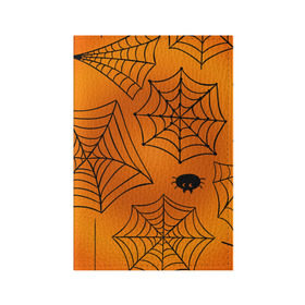 Обложка для паспорта матовая кожа с принтом Halloween в Курске, натуральная матовая кожа | размер 19,3 х 13,7 см; прозрачные пластиковые крепления | Тематика изображения на принте: cat | dark | halloween | вамп | вампир | ведьма | готика | кот | кошка | магия | ночь | тыква | хэллоуин