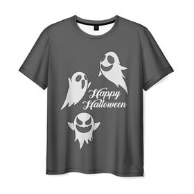 Мужская футболка 3D с принтом Halloween в Курске, 100% полиэфир | прямой крой, круглый вырез горловины, длина до линии бедер | cat | dark | halloween | вамп | вампир | ведьма | готика | кот | кошка | магия | ночь | тыква | хэллоуин