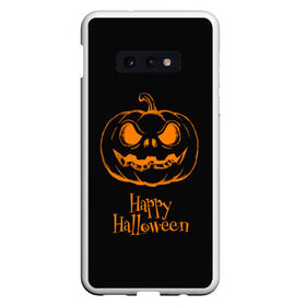 Чехол для Samsung S10E с принтом Halloween в Курске, Силикон | Область печати: задняя сторона чехла, без боковых панелей | Тематика изображения на принте: cat | dark | halloween | вамп | вампир | ведьма | готика | кот | кошка | магия | ночь | тыква | хэллоуин