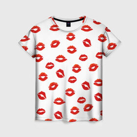 Женская футболка 3D с принтом Поцелуйчики в Курске, 100% полиэфир ( синтетическое хлопкоподобное полотно) | прямой крой, круглый вырез горловины, длина до линии бедер | background | bride | corporate | groom | kiss | lips | wedding | губы | жених | корпоративный | любимая | любимый | любовь | невеста | поцелуй | свадьба | страсть | фон