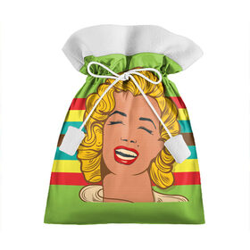 Подарочный 3D мешок с принтом Marilyn Monroe в Курске, 100% полиэстер | Размер: 29*39 см | marilyn monroe | мэрилин монро