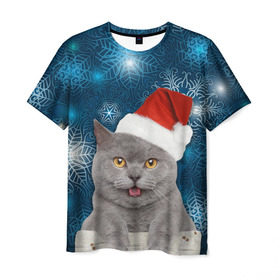 Мужская футболка 3D с принтом Праздничная пара 2 в Курске, 100% полиэфир | прямой крой, круглый вырез горловины, длина до линии бедер | кот | котики | любовь | парные | праздники | собаки