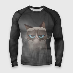 Мужской рашгард 3D с принтом Grumpy Cat в Курске,  |  | кот | мем | угрюмый