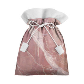Подарочный 3D мешок с принтом Розовый мрамор в Курске, 100% полиэстер | Размер: 29*39 см | камень | мрамор | мраморный | розовый