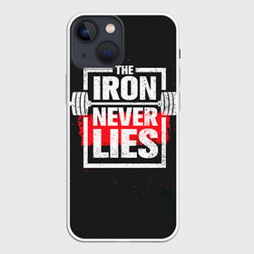 Чехол для iPhone 13 mini с принтом Bodybuilding: Железо не лжёт в Курске,  |  | Тематика изображения на принте: bodybuilding