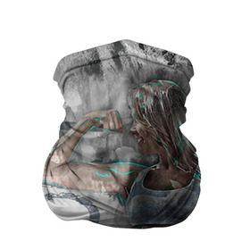 Бандана-труба 3D с принтом Фитоняшка в Курске, 100% полиэстер, ткань с особыми свойствами — Activecool | плотность 150‒180 г/м2; хорошо тянется, но сохраняет форму | fitness