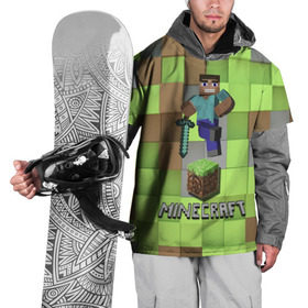 Накидка на куртку 3D с принтом Minecraft в Курске, 100% полиэстер |  | Тематика изображения на принте: майнкрафт
