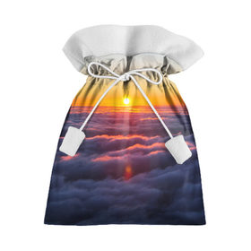 Подарочный 3D мешок с принтом Закат в Курске, 100% полиэстер | Размер: 29*39 см | Тематика изображения на принте: небо | облака | пейзаж | солнце