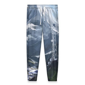 Женские брюки 3D с принтом Горы Алтая в Курске, полиэстер 100% | прямой крой, два кармана без застежек по бокам, с мягкой трикотажной резинкой на поясе и по низу штанин. В поясе для дополнительного комфорта — широкие завязки | горы | пейзаж