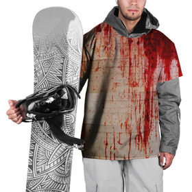 Накидка на куртку 3D с принтом Бинты 1 в Курске, 100% полиэстер |  | halloween | helloween | кровь | мумия | ужас | хеллоин | хеллоуин | хелуин