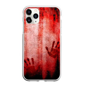 Чехол для iPhone 11 Pro матовый с принтом Отпечатки 2 в Курске, Силикон |  | halloween | helloween | кровь | ужас | хеллоин | хеллоуин | хелуин