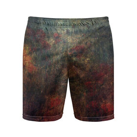 Мужские шорты 3D спортивные с принтом Металлические краски в Курске,  |  | Тематика изображения на принте: краски | милитари | стиль