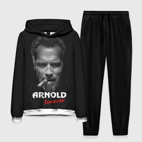 Мужской костюм 3D (с толстовкой) с принтом Arnold forever в Курске,  |  | Тематика изображения на принте: актёр | арнольд шварценеггер | боевик | звезда | киногерой | супергерой | терминатор