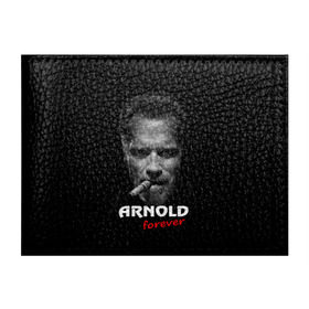 Обложка для студенческого билета с принтом Arnold forever в Курске, натуральная кожа | Размер: 11*8 см; Печать на всей внешней стороне | актёр | арнольд шварценеггер | боевик | звезда | киногерой | супергерой | терминатор