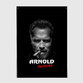 Постер с принтом Arnold forever в Курске, 100% бумага
 | бумага, плотность 150 мг. Матовая, но за счет высокого коэффициента гладкости имеет небольшой блеск и дает на свету блики, но в отличии от глянцевой бумаги не покрыта лаком | актёр | арнольд шварценеггер | боевик | звезда | киногерой | супергерой | терминатор