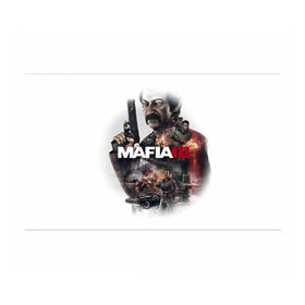 Бумага для упаковки 3D с принтом Mafia 3 в Курске, пластик и полированная сталь | круглая форма, металлическое крепление в виде кольца | Тематика изображения на принте: 