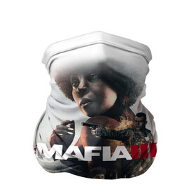 Бандана-труба 3D с принтом Mafia 3 в Курске, 100% полиэстер, ткань с особыми свойствами — Activecool | плотность 150‒180 г/м2; хорошо тянется, но сохраняет форму | gta | mafia | гта | мафия