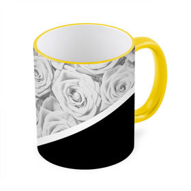 Кружка 3D с принтом Розы в Курске, керамика | ёмкость 330 мл | fashion | роза | цветы