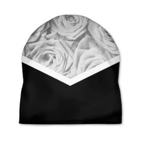 Шапка 3D с принтом Розы в Курске, 100% полиэстер | универсальный размер, печать по всей поверхности изделия | fashion | роза | цветы