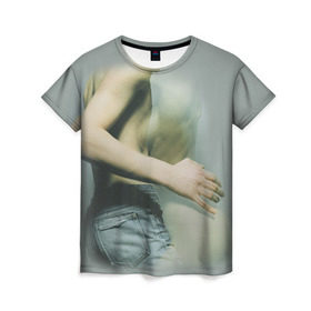 Женская футболка 3D с принтом Placebo в Курске, 100% полиэфир ( синтетическое хлопкоподобное полотно) | прямой крой, круглый вырез горловины, длина до линии бедер | lacebo |  брайан молко | альтернатива. | пласибо | плацебо | плэйсебо | плэсибо | рок