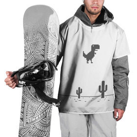 Накидка на куртку 3D с принтом T-rex game в Курске, 100% полиэстер |  | chrome | google | гугл | хром