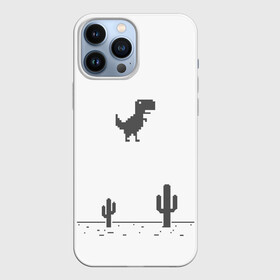 Чехол для iPhone 13 Pro Max с принтом T rex game в Курске,  |  | chrome | google | гугл | хром