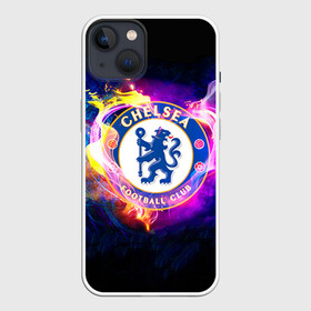 Чехол для iPhone 13 с принтом Chelsea в Курске,  |  | chelsea | football. | английская премьер лига | апл | футбол | челси