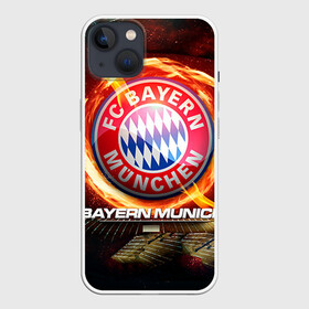 Чехол для iPhone 13 с принтом Bayern в Курске,  |  | bayern | football | бавария | бундеслига | немецкий чемпионат | футбол