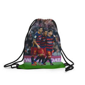 Рюкзак-мешок 3D с принтом Barcelona5 в Курске, 100% полиэстер | плотность ткани — 200 г/м2, размер — 35 х 45 см; лямки — толстые шнурки, застежка на шнуровке, без карманов и подкладки | barcelona | football | барса | барселона | примера | футбол | чемпионат испании