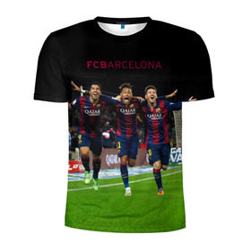 Мужская футболка 3D спортивная с принтом Barcelona6 в Курске, 100% полиэстер с улучшенными характеристиками | приталенный силуэт, круглая горловина, широкие плечи, сужается к линии бедра | barcelona | football | барса | барселона | примера | футбол | чемпионат испании