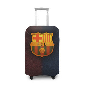 Чехол для чемодана 3D с принтом Barcelona8 в Курске, 86% полиэфир, 14% спандекс | двустороннее нанесение принта, прорези для ручек и колес | barcelona | football | барса | барселона | примера | футбол | чемпионат испании
