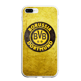 Чехол для iPhone 7Plus/8 Plus матовый с принтом Borussia3 в Курске, Силикон | Область печати: задняя сторона чехла, без боковых панелей | borussia | bvb | football | боруссия | бундеслига | дортмунд | футбол | чемпионат германии