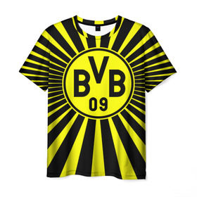 Мужская футболка 3D с принтом Borussia1 в Курске, 100% полиэфир | прямой крой, круглый вырез горловины, длина до линии бедер | borussia | bvb | football | боруссия | бундеслига | дортмунд | футбол | чемпионат германии