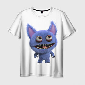 Мужская футболка 3D с принтом Монстр в Курске, 100% полиэфир | прямой крой, круглый вырез горловины, длина до линии бедер | luxury | premium | vip | монстр | премиум | эксклюзив