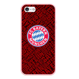 Чехол для iPhone 5/5S матовый с принтом Bayern munich в Курске, Силикон | Область печати: задняя сторона чехла, без боковых панелей | bavaria | munchen | бавария | мюнхен