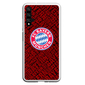 Чехол для Honor 20 с принтом Bayern munich в Курске, Силикон | Область печати: задняя сторона чехла, без боковых панелей | Тематика изображения на принте: bavaria | munchen | бавария | мюнхен