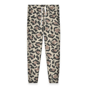 Женские брюки 3D с принтом Шкура леопарда 3 в Курске, полиэстер 100% | прямой крой, два кармана без застежек по бокам, с мягкой трикотажной резинкой на поясе и по низу штанин. В поясе для дополнительного комфорта — широкие завязки | африка | дикие | животные | леопард