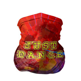 Бандана-труба 3D с принтом Just Dance в Курске, 100% полиэстер, ткань с особыми свойствами — Activecool | плотность 150‒180 г/м2; хорошо тянется, но сохраняет форму | 