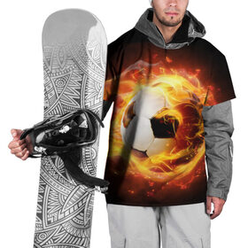 Накидка на куртку 3D с принтом Огненная стихия в Курске, 100% полиэстер |  | fire | luxury | premium | vip | vppdgryphon | костер | огненная стихия | огонь | пожар | премиум | эксклюзив