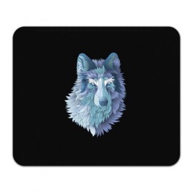 Коврик прямоугольный с принтом Седой волк в Курске, натуральный каучук | размер 230 х 185 мм; запечатка лицевой стороны | взгляд | волк | животные | лес | охота | природа | хищник