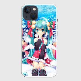 Чехол для iPhone 13 с принтом Мику и подарки в Курске,  |  | hatsune miku | аниме | новогодние аниме | новый год | рождественские аниме. | хатсуне мику | хацуне мику | хацунэ мику