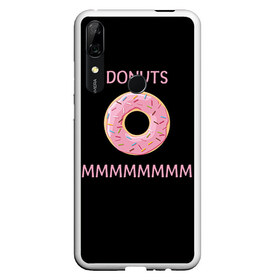 Чехол для Honor P Smart Z с принтом Donuts в Курске, Силикон | Область печати: задняя сторона чехла, без боковых панелей | simpsons