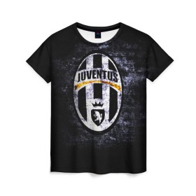 Женская футболка 3D с принтом Juventus2 в Курске, 100% полиэфир ( синтетическое хлопкоподобное полотно) | прямой крой, круглый вырез горловины, длина до линии бедер | football | juve | juventus | seria a | бьянконери | серия а | футбол | чемпионат италии | юве | ювентус