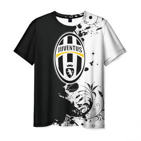 Мужская футболка 3D с принтом Juventus4 в Курске, 100% полиэфир | прямой крой, круглый вырез горловины, длина до линии бедер | football | juve | juventus | seria a | бьянконери | серия а | футбол | чемпионат италии | юве | ювентус
