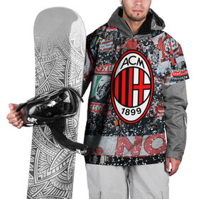 Накидка на куртку 3D с принтом Milan1 в Курске, 100% полиэстер |  | Тематика изображения на принте: football | milan | seria a | милан | россонери | серия а | футбол | чемпионат италии