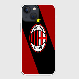 Чехол для iPhone 13 mini с принтом Milan3 в Курске,  |  | football | milan | seria a | милан | россонери | серия а | футбол | чемпионат италии