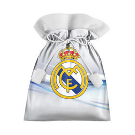 Подарочный 3D мешок с принтом Реал Мадрид в Курске, 100% полиэстер | Размер: 29*39 см | Тематика изображения на принте: real madrid | испания | португалия