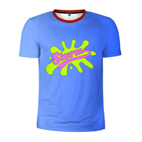 Мужская футболка 3D спортивная с принтом Slurm в Курске, 100% полиэстер с улучшенными характеристиками | приталенный силуэт, круглая горловина, широкие плечи, сужается к линии бедра | Тематика изображения на принте: futurama | футурама